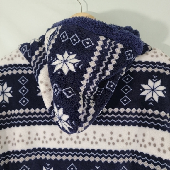 TRAIL CREST Women's Blur/White Flush Nordic Sherpa Lined Jacket Size XS Pockets - Picture 8 of 12